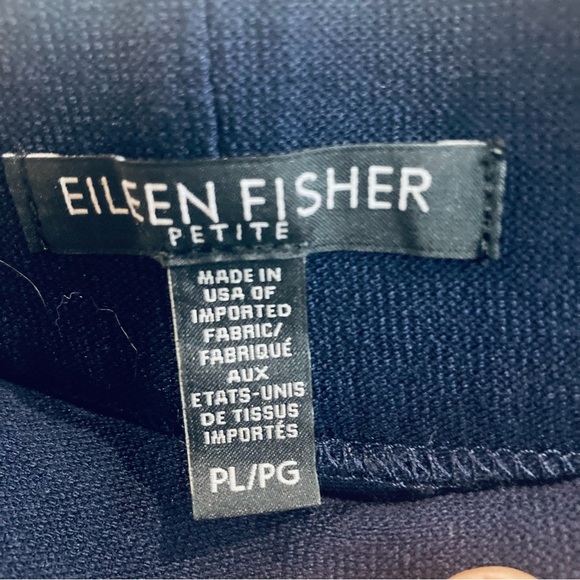 EILEEN FISHER SZ PL Wide Leg Elastic Waist Band Pull  On Palazzo Pants Trousers - Picture 3 of 8